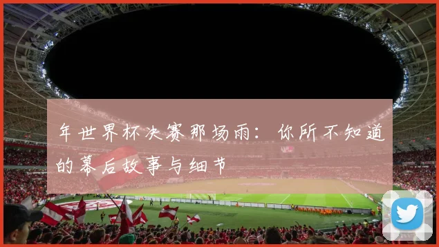 年世界杯决赛那场雨：你所不知道的幕后故事与细节