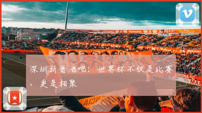 深圳新晋酒吧：世界杯不仅是比赛，更是相聚